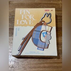 Popmart Pin For Love Letter Pendant (H)